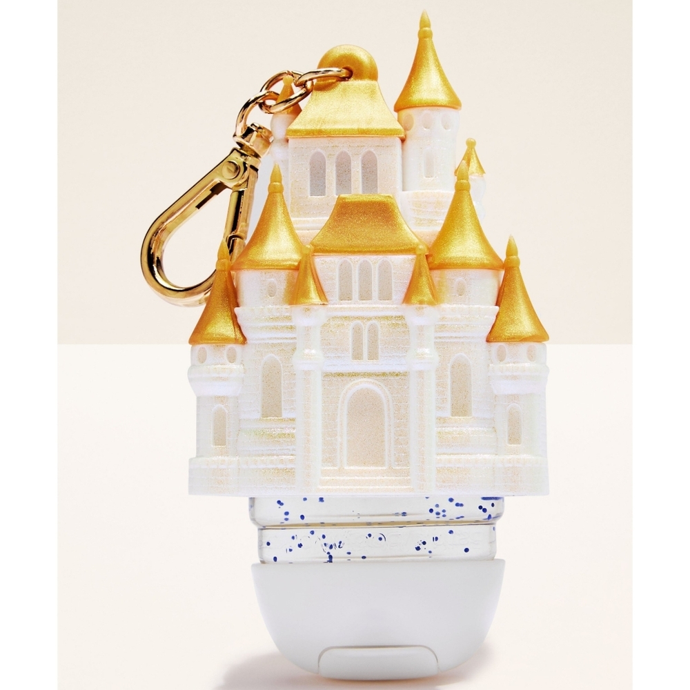 Disney Princess Life's a Fairytale Light Up Castle Pocketbac Sanitizer Holder
